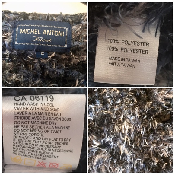 Cozy/Comfy Original Michel Antoni Tricot Cardigan - Picture 8 of 8